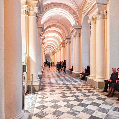 Gang mit Bögen in der Eremitage