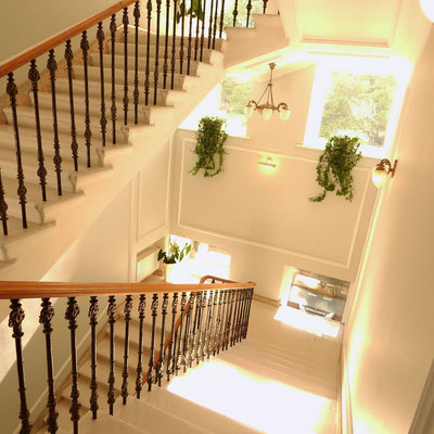 Treppenhaus im Hotel Triangel