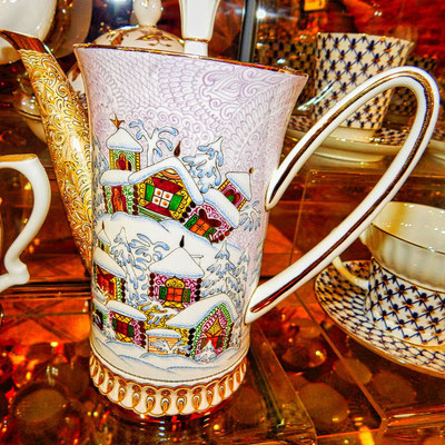 Tasse mit Wintermotiv