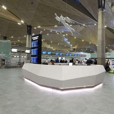 Information am Flughafen