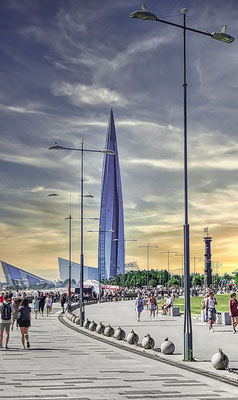 Gazpromtower in Sankt Petersburg