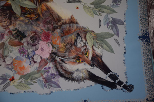 Tuch mit Fuchs