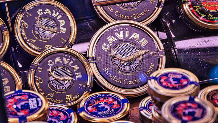 Caviar im Delikatessenladen