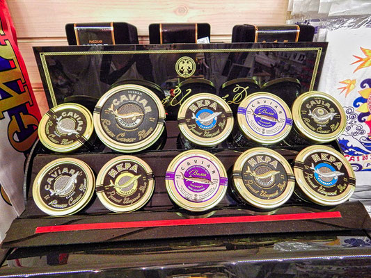 Auswahl an Caviar