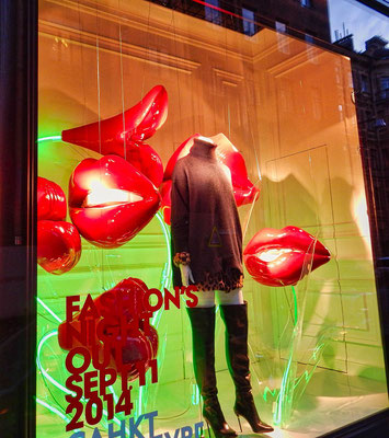 Damenmode im Zentrum