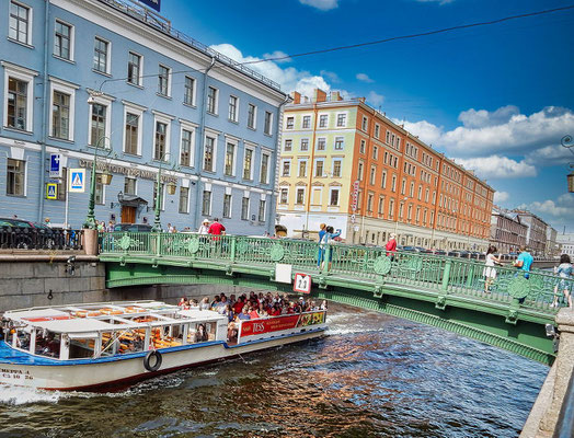 Kanalfahrt in St Petersburg