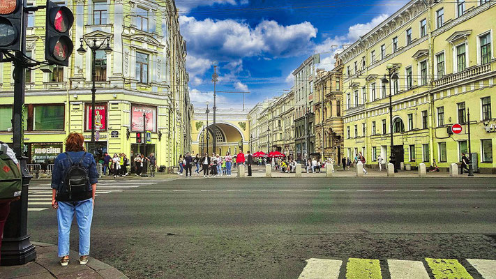 Generalstabsgebäude der russischen Flotte