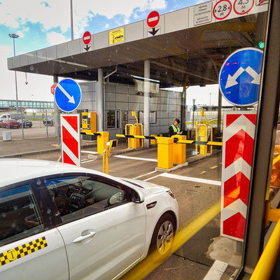 Einfahrtsbereich in den Passagierschiffhafen - auch Kreuzfahrterminal genannt