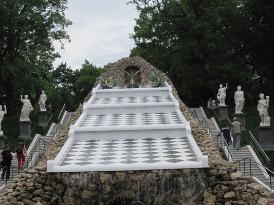 Schachbrett in Peterhof