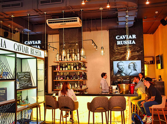 Caviarbar in Sankt Petersburg